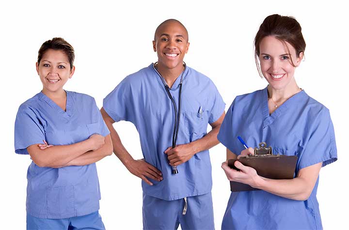 nurses at work