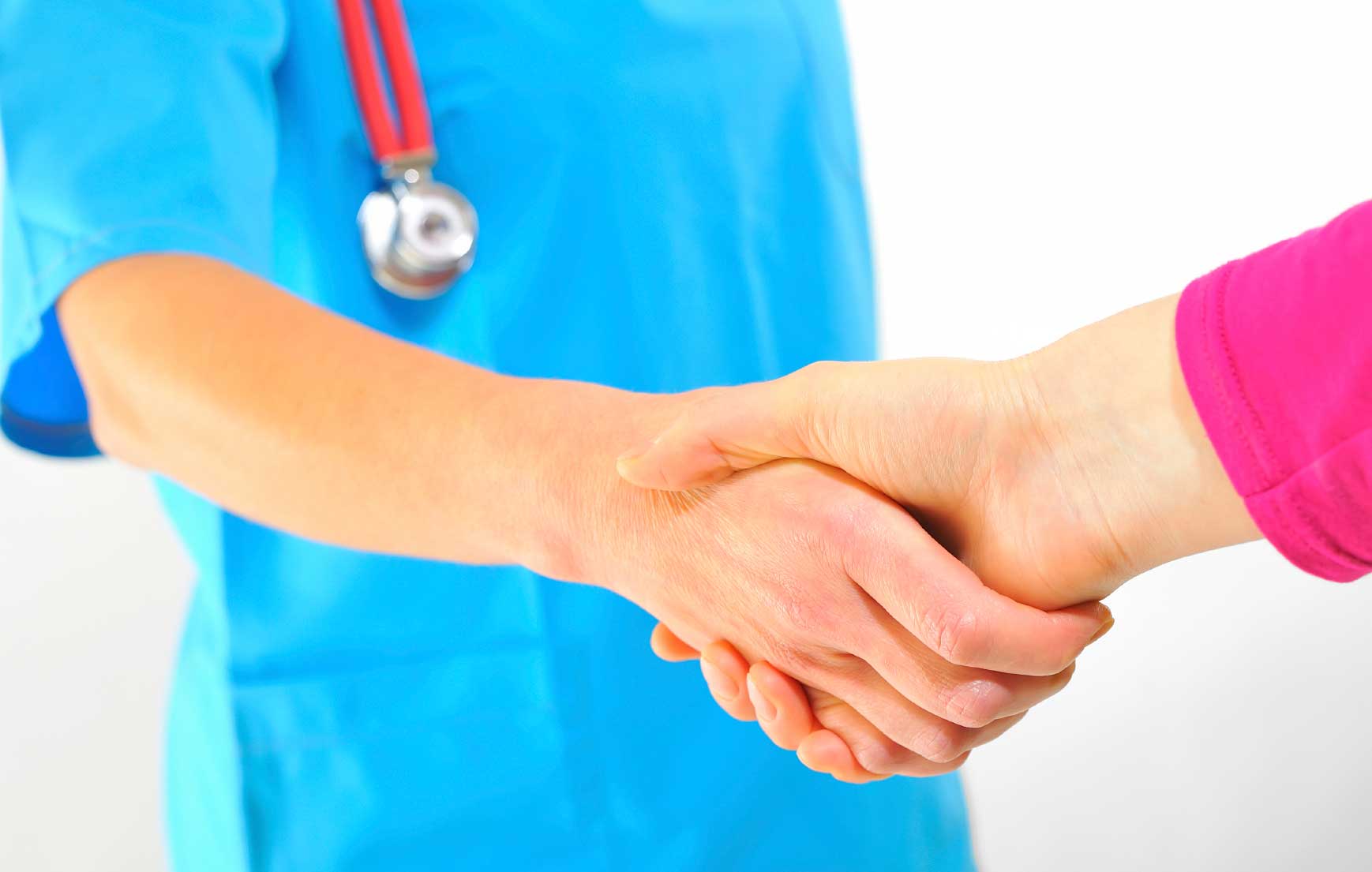 handshake nurse relationship