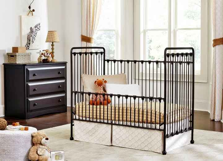 crib iron bedside nurse care