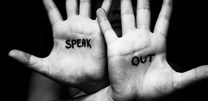 advocate advocacy speak out hands black white