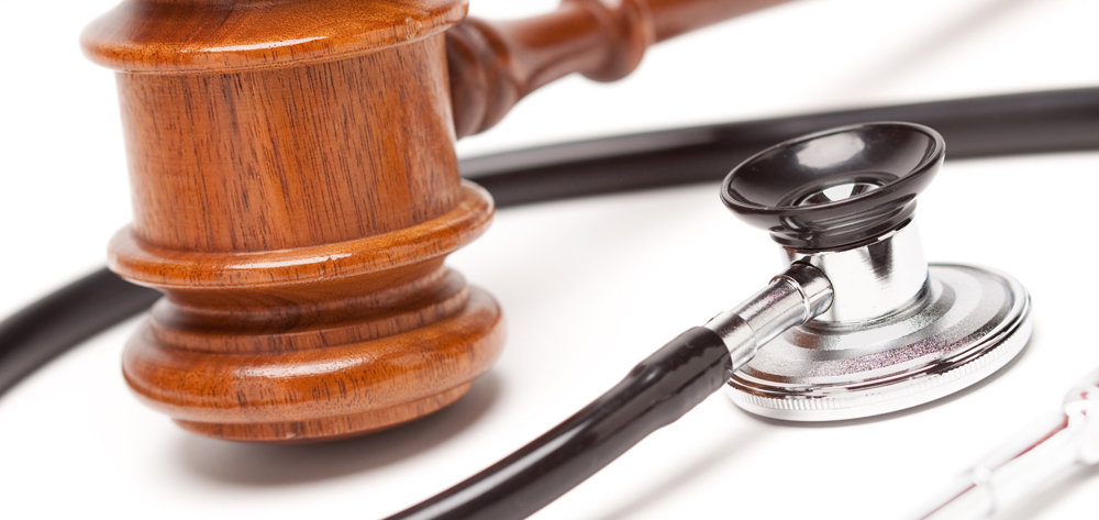 gavel and stethoscope