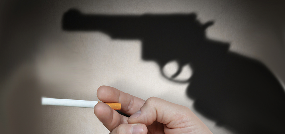 smoking gun cigarette