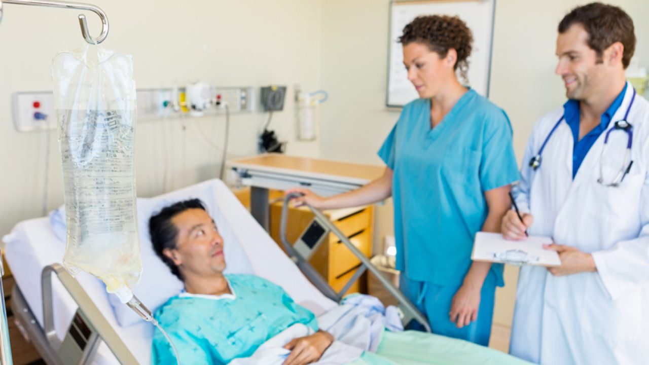 Nurse And Patient In Hospital Nurse And Patient In Hospital