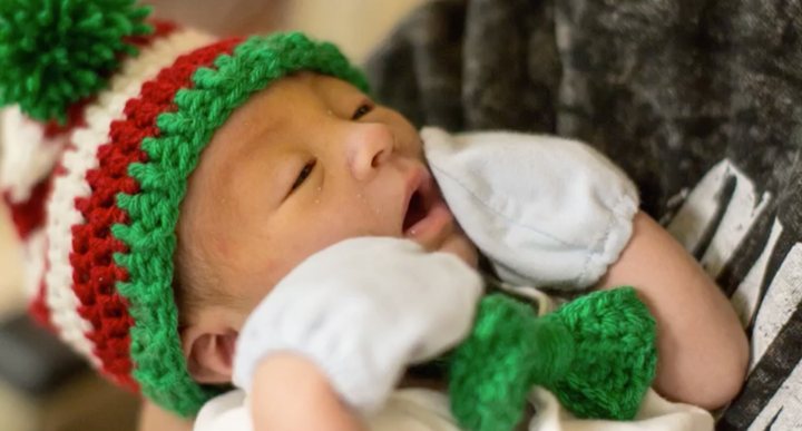 NICU Nurses make Valentine's Day outfits for littlest patients.