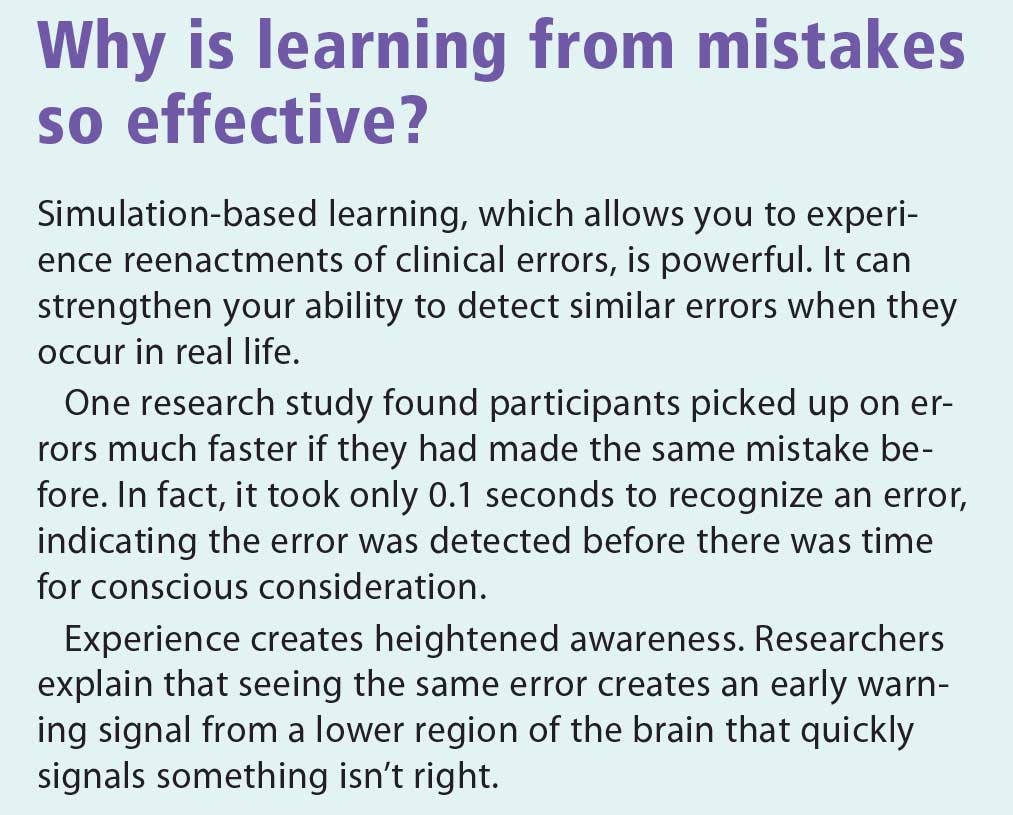 Mistakes or Opportunities? Learning from Errors — The Learning