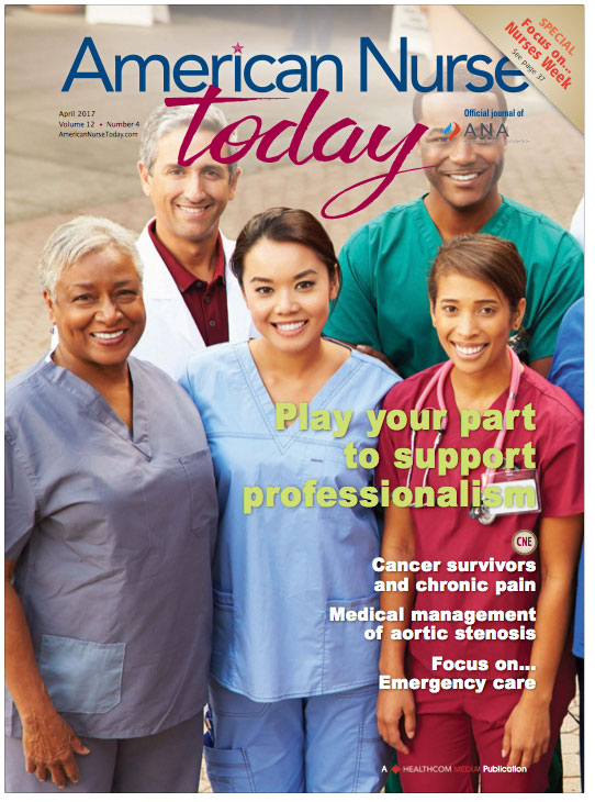 American Nurses Association Frontline April 2017