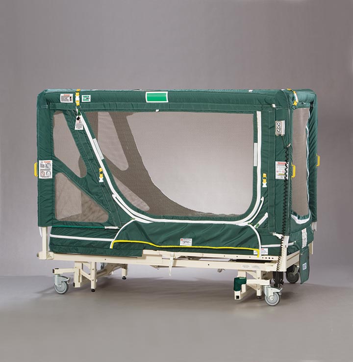 posey enclosure bed calm agitate patient