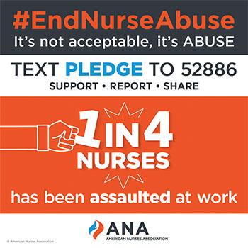 unsafe ground emergency entrance end nurse abuse pledge