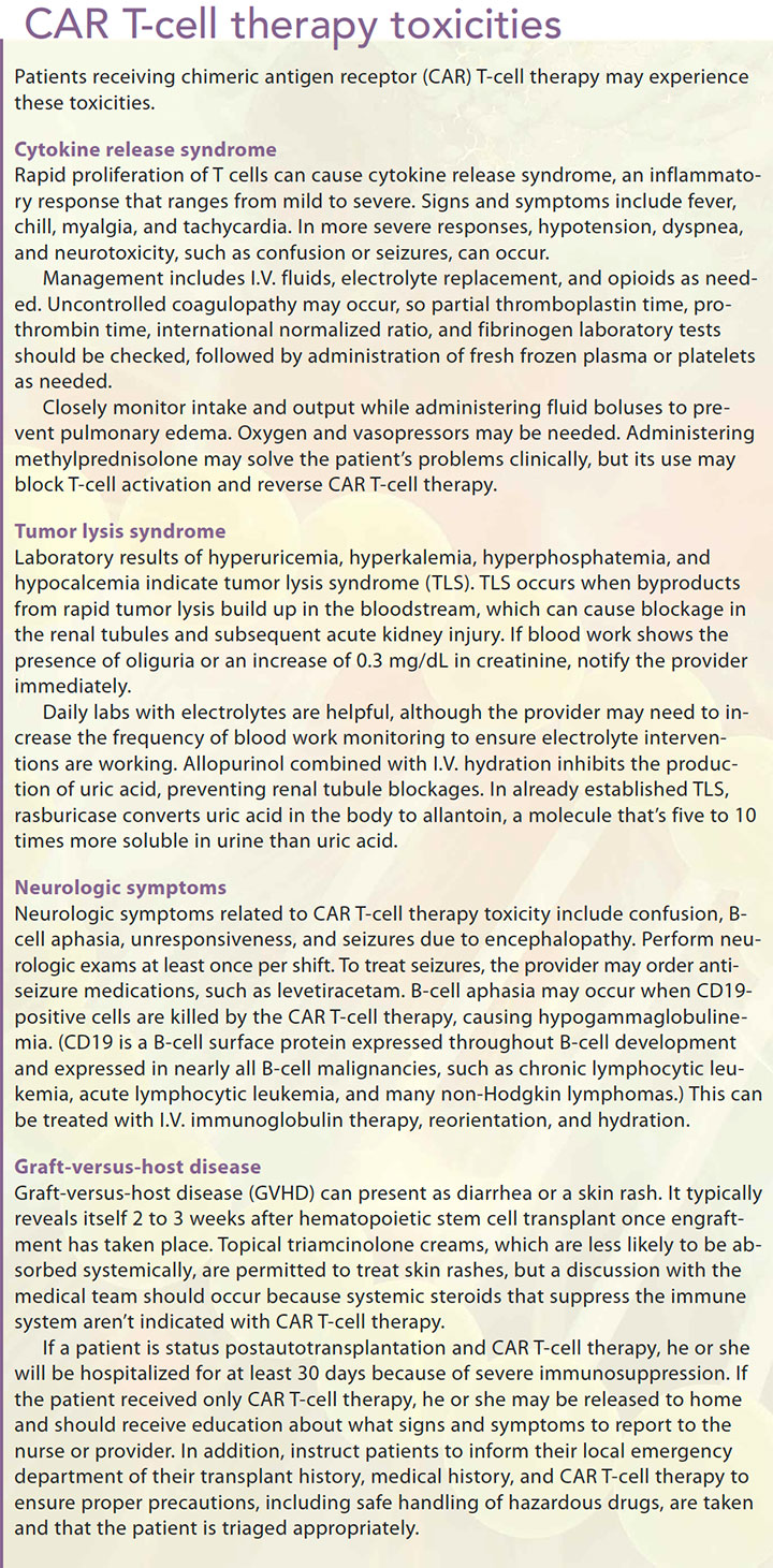 introduction immunotherapy emerging therapies car t-cell therapy toxicities