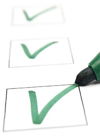 quality improvement daily checklist post