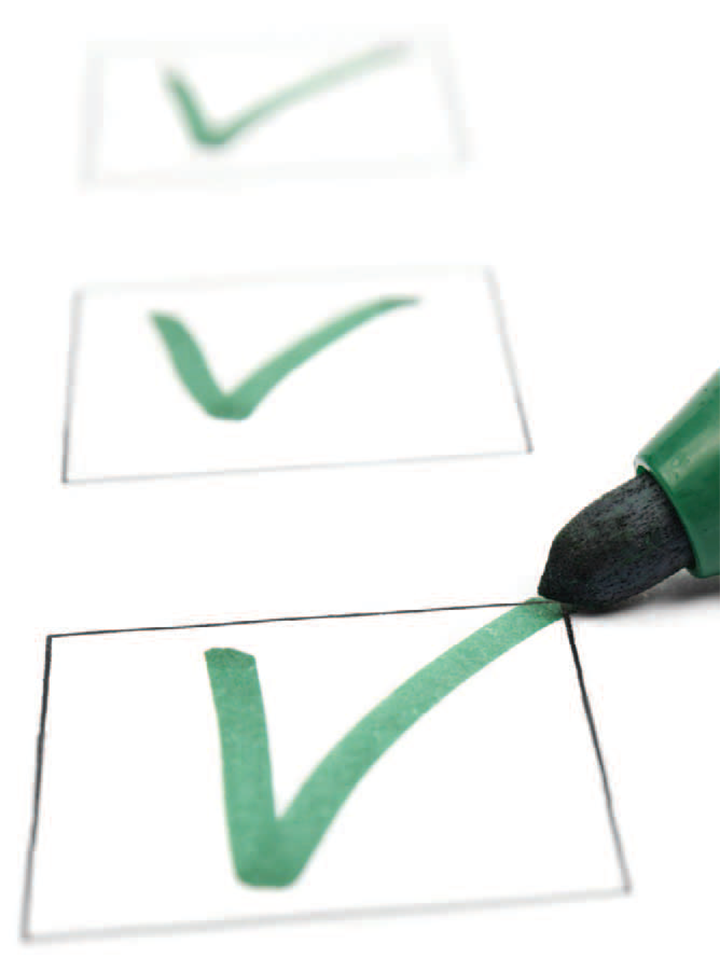 quality improvement daily checklist