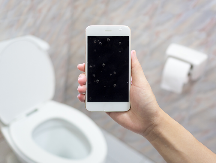 dirty cellphone