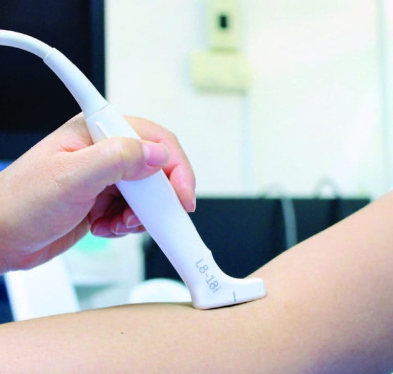 Ultrasound-guided I.V. catheter insertion Ultrasound-guided I.V. catheter insertion
