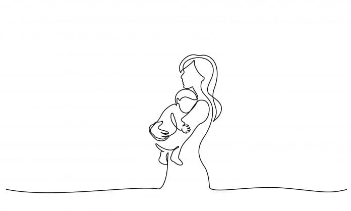 young mother