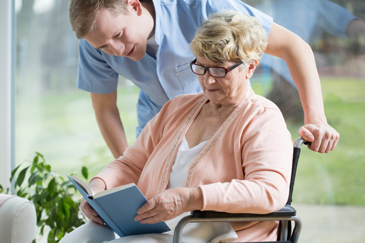 male nurse with patient