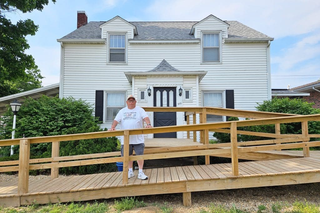 Todd Noack is the founder and executive director of Rhonda’s House, a rural peer respite program in Iowa. The program offers a short - term, homelike, nurturing environment for people who are experiencing a mental health crisis but don’t need immediate medical attention. (Lisa Bartels)