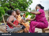 Nurse with patients