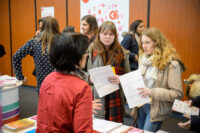 Students at a College Fair